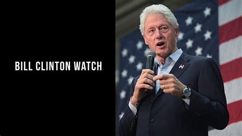 Bill Clinton and His Panerai Luminor .